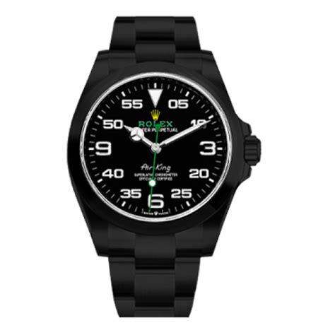 rolex air king black venom